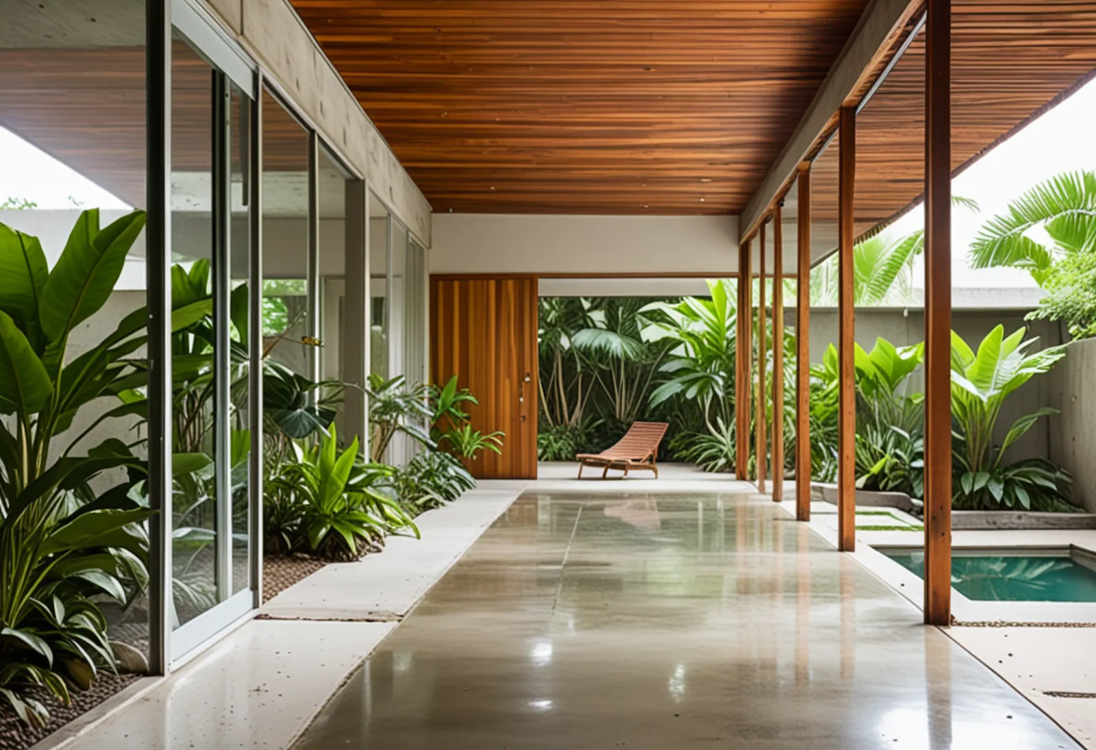 Planted corridor