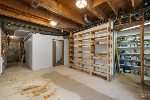 The daylight basement, unfinished