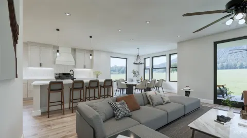 Render — kitchen island