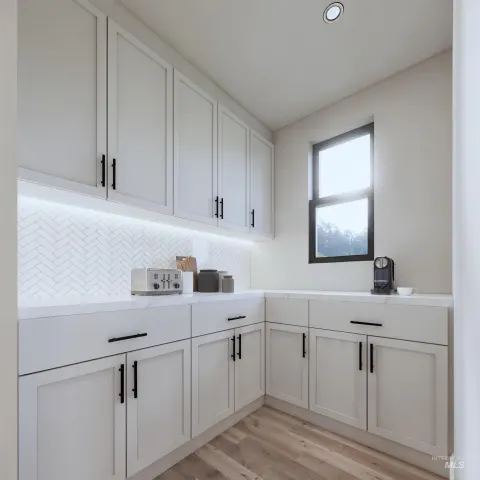 Render — pantry and coffee bar