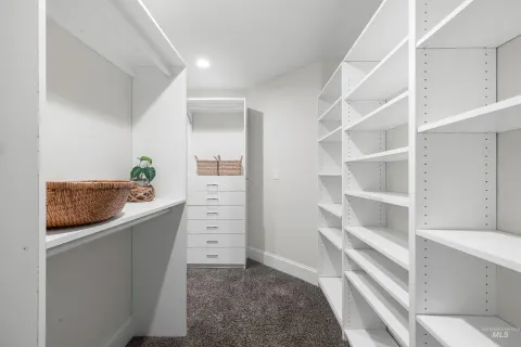 Custom walk-in closet
